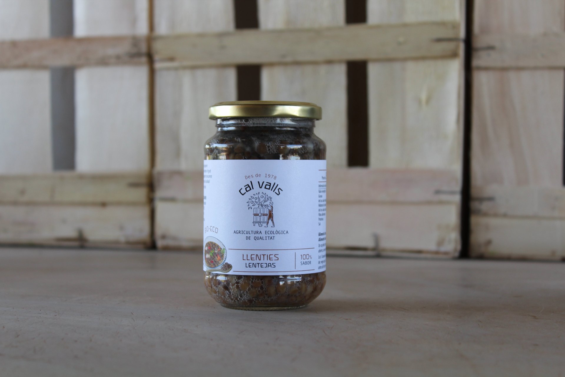 Llegums pot llenties cuites - 350gr