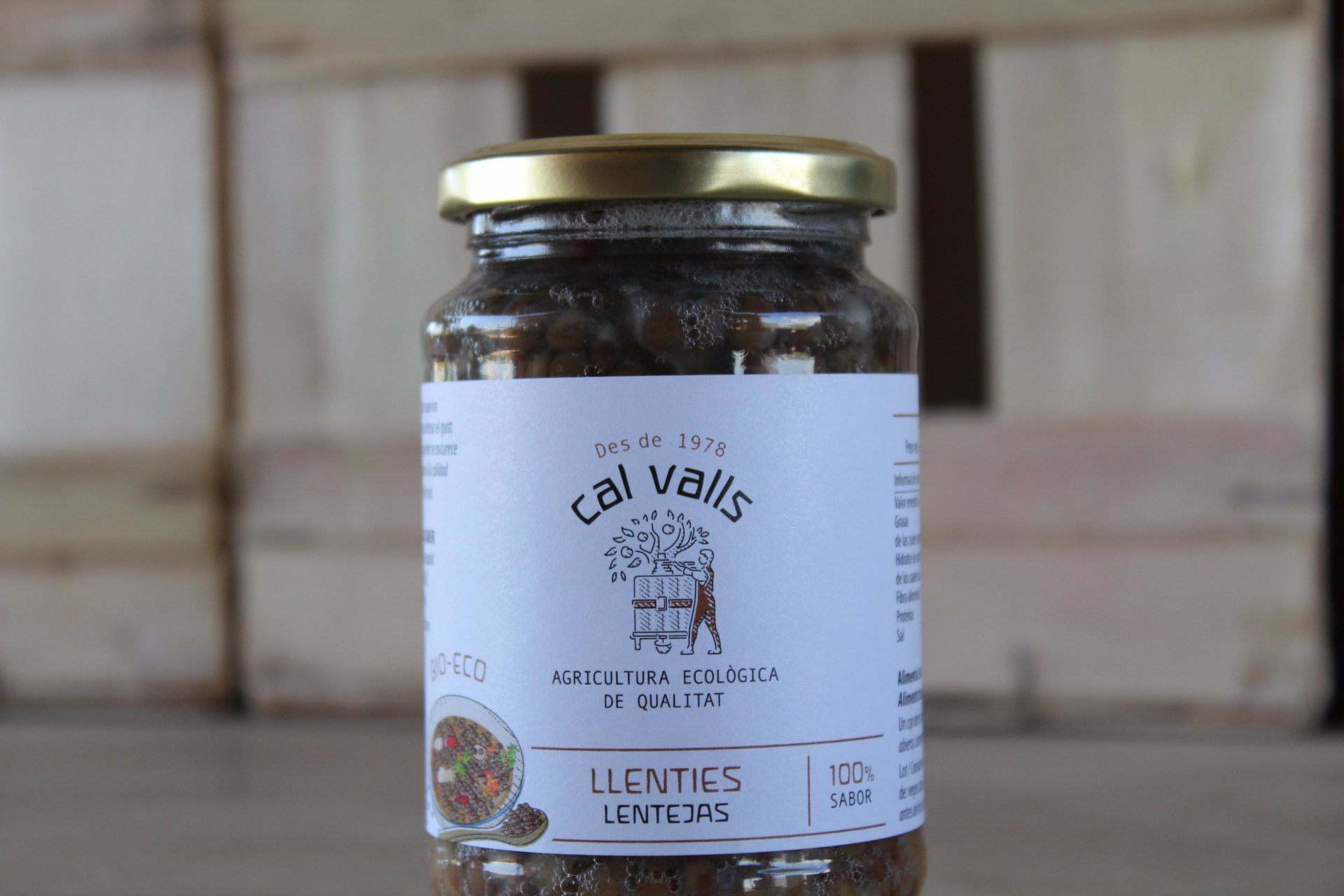 Llegums pot llenties cuites - 350gr - Imatge 3